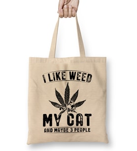 Weed Nature Lover Bez Çanta Uzun Saplı