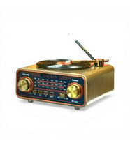 Nostaljik Trend Radyo,Plakçalar Görünüm Bluetooth Nostalji Radyo