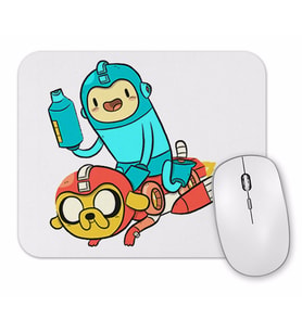 Hora De  Aventura Megaman Mouse Pad