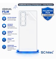 SChitec SAMSUNG Galaxy Z Fold Special Uyumlu Arka Yüzey Hidrojel Koruyucu Film