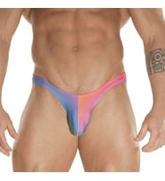 Erkek Slip Külot - Gökkuşağı Desenli