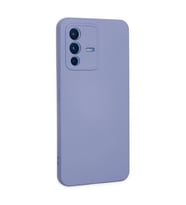 Vivo V23 5g Kılıf Nano İçi Kadife Silikon - Lila