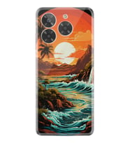 General Mobile Era 50 Kılıf Boutique Baskılı Resimli Retro Mountain Pcode -079