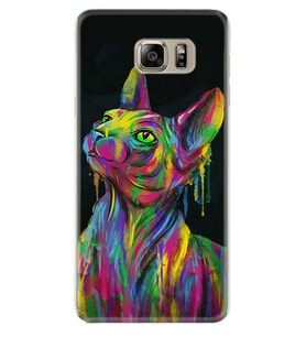 Samsung S7 Edge S20 Fe Plus Ultra S21 S22 Kılıf Boyun Askılı Silikon Color Cat 1754
