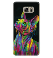 Samsung S7 Edge S20 Fe Plus Ultra S21 S22 Kılıf Boyun Askılı Silikon Color Cat 1754