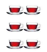 6'lı Büyük Fincan Set, Çay ve Kahve İçin Şık ve Dayanıklı Takım
