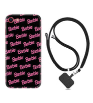Apple iPhone 5 6 7 8 Plus Se XR Kılıf Boyun Askılı Silikon Barbie 1404