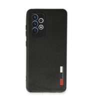 Samsung Galaxy A72 Kılıf Loop Deri Silikon - Siyah