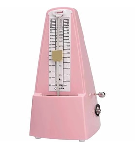 Cherub WSM-330-PNK Mekanik Metronom (Pembe)  Eğlenceli Tasarım Zil Sesi