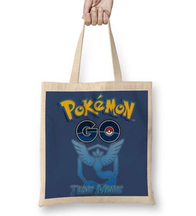 Pokemon Go Team Mystic Bez Çanta Uzun Saplı