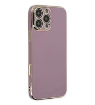 iPhone 16 Pro Kılıf Volet Silikon - Mor