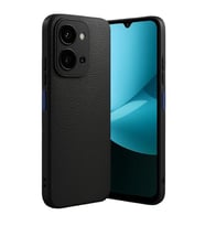 Coverzone Xiaomi Redmi 15C 4G ile uyumlu K?l?f Deri G�r�n�ml� Thermax Silikon k?l?f Kamera Korumal? Kompakt Tasar?m Redmi 15C 4G i�in Deri G�r�n�m Kapak Koyu Ye?il