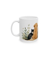 Kedi ve Köpek Temalı Hayvan Severlere Özel A Sınıf Porselen Kupa 330 ml KF27072609