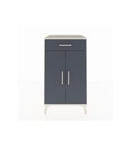Hyperion Komodin 2 Raflı Tek Çekmeceli 2 Kapaklı 60x44x106 Aytaşı-Antrasit