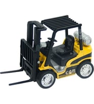  Sesli ve Işıklı Çek Bırak Forklift oyuncak 15 cm (Sarı)