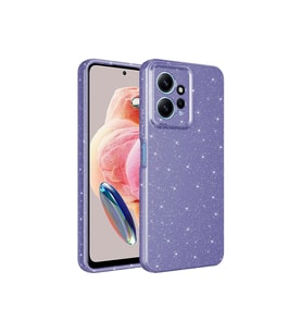 Xiaomi Redmi Note 12 4G Uyumlu Kılıf Kamera Korumalı Simli Lüks Zore Koton Kapak