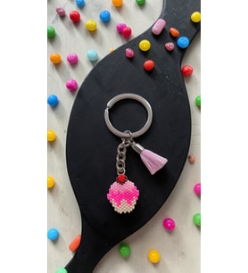 Miyuki Cupcake  Anahtarlık/Çanta Süsü (Çok Renkli)