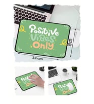 Vibes Only Tasarımlı 33x28 Cm Mousepad Kaymaz Taban Rahat Konforlu Mouse Pad