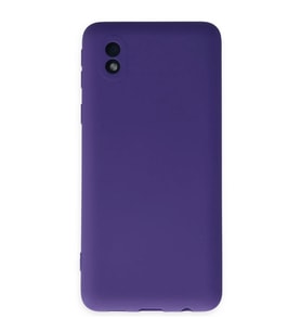 Samsung Galaxy A01 Core Kılıf Nano içi Kadife Silikon - Mor