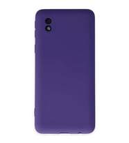 Samsung Galaxy A01 Core Kılıf Nano içi Kadife Silikon - Mor