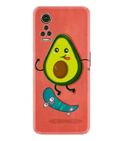 General Mobile GM 21 Pro GM 22 Pro Plus Kılıf Desemli Silikon Avokado Skate 1741