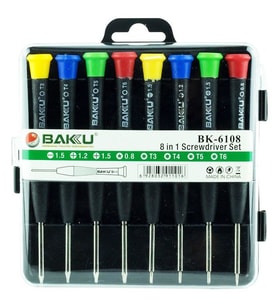 Baku BK-6108 Hassas 8 Parça Tornavida Seti