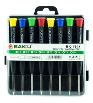 Baku BK-6108 Hassas 8 Parça Tornavida Seti