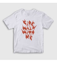 Presmono Unisex Çocuk Beyaz Fire Walk With Me Twin Peaks T-Shirt 490119tt (Beyaz)