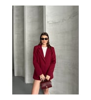 Kadın Lacivert Basic Blazer Ceket