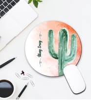 Kişiye Özel Kaktüs Tasarımlı Mouse Pad 156