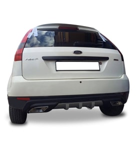 Ford Fiesta Difüzör Arka Tampon Çift Egzoz Çıkışlı