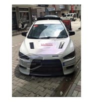 Mitsubishi Lancer 2008-2013 Uyumlu Batman Yarasa Ayna Kapağı Piano Black ABS Plastik