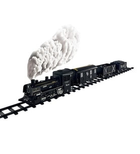 Işıklı ve Sesli Buhar Çıkartan 15 Parça Tren Seti