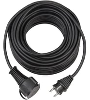 Brennenstuhl Bremaxx Erkek/Dişi Uzatma Kablo IP44 Lisanslı 25m H05RR-F 3g1.5 (Siyah)