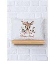 Pia Baby Premium %100 Pamuk İsme Özel Kız Bebek Yastık Kılıfı 35*45 cm 5034-12