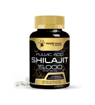 Wellnees LabsRX  Shilajit Pure Himalayan Organic 15,000 Mg 120 Veggie Kapsül