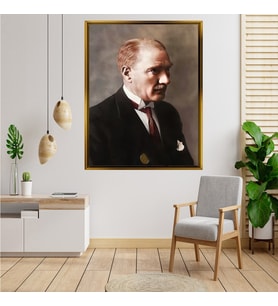 ÇERÇEVELİ ATATÜRK TABLO S338