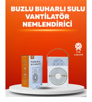 Mini Usb Klima Fan  3 Kademeli Spreyli Hava Soğutucu, Taşınabilir