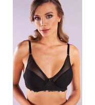 Giyim Gapara Big Size Plunge Bra, Siyah Konforlu Ve Şık Sütyen