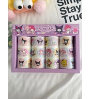 Kawai Sanrio Karakterleri Tasarımlı Rulo  Sticker 1 Rulo