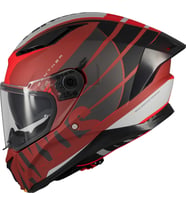 Motosiklet Kask Panther Sv Mat-Red C5 Full Face Güneş Vizörlü ECE 22.06R Motor Kaskı