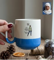 Kişiye Özel Karikatürlü Cute But Capricorn Oğlak Burcu Kupa Bardak Pro Doğum Günü Hediyesi