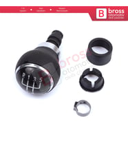 VW Golf Jetta MK5 MK6 Touran MK1 Caddy MK3 Eos Scirocco MK3 1K0711113 için Krom Çerçeve 5 İleri Vites Topuzu