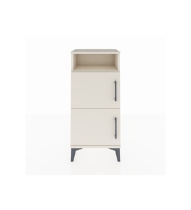 Arges Komodin Tek Raflı 2 Kapaklı 44x30x96 Aytaşı-Aytaşı