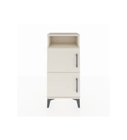 Arges Komodin Tek Raflı 2 Kapaklı 44x30x96 Aytaşı-Aytaşı