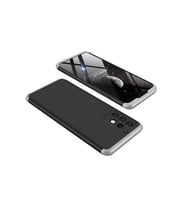 Samsung Galaxy A32 4G Uyumlu Kılıf Zore Ays Kapak (Siyah-Gri)