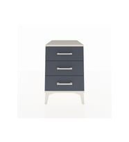 Kronos Komodin 3 Çekmeceli 44x59x64 Aytaşı-Antrasit