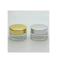 KREM KUTUSU 30 ML (2 ADET) BOŞ ŞEFFAF SARI KAPAKLI KAVANOZ