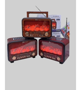 Solar Şarjlı Şömine Işıklı Bluetooth Hoparlör – Radyo, Usb, Tf Kart Destekli