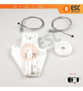 Seat Toledo MK2 1M2 1998-2004 Leon MK1 1M1 1999-2006 1M0839461A İçin Sol Arka Cam Kriko Tamir Seti